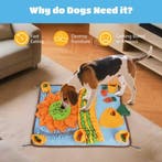 Snuffelmat - Hondenspeelgoed - Snackmat - 75x58 cm - Nobleza, Dieren en Toebehoren, Verzenden, Zo goed als nieuw