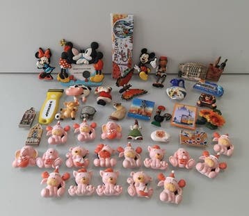 Themacollectie - Koelkastmagneten. Souvenirs, dieren,