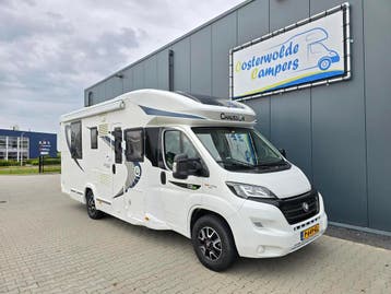 Chausson 728EB 150pk AUTOMAAT Queensbed Hefbed 2xAirco Solar, Automaat, Ringverwarming, Fiat, 7 tot 8 meter