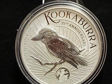 Australië. 1 Dollar 2025 , Kookaburra , 1 Oz .999 (Zonder