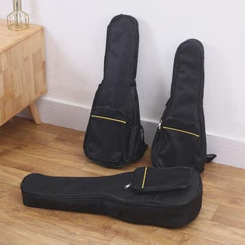Gewatteerde Ukulele Tas met Dubbele Banden - 21, 23, 26 Inch, Verzenden
