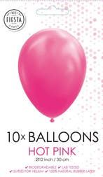 10x Ballonnen Hot Pink, Verzenden, Nieuw, Versiering, Verjaardag