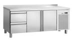 Bartscher Koelwerkbank | 420L | 2 Deuren + 2 Laden | 0°C/+10, Ophalen of Verzenden, Nieuw