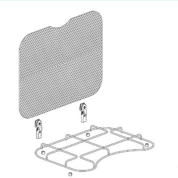 Thetford Hob 340/ 345 Glasplaat, Caravans en Kamperen, Camper-accessoires, Ophalen of Verzenden, Nieuw