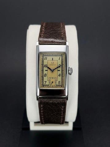 Omega - * Art Deco Tank Case Elegant Two-Tone Dial * -, Nieuw