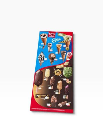 Algida - Pannello Gelati - Reclamebord - Metaal