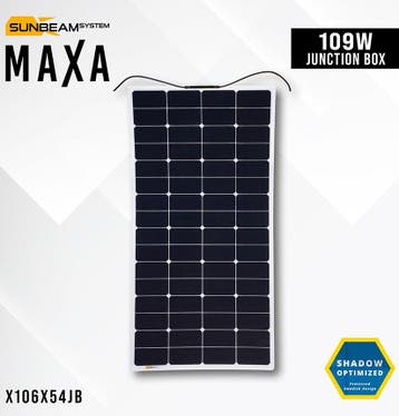 Maxa 109 Watt Junction Box Zonnepaneel, Ophalen of Verzenden, Nieuw