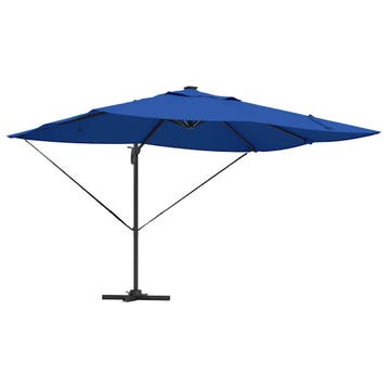 vidaXL Parasol 352 x 251 x 265 cm Polyester en Aluminium, Verzenden, Nieuw, 2 tot 3 meter