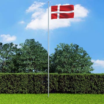 vidaXL Vlag Denemarken 90x150 cm, Diversen, Verzenden, Nieuw
