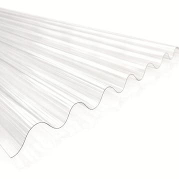 Golfplaat polycarbonaat 76/18 type H 350 x 106 cm L x B, Verzenden, Nieuw