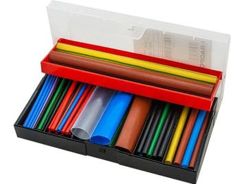Krimpkous set - 142-delig - 2.4 tot 25.4mm - Verschillende k, Ophalen of Verzenden, Nieuw