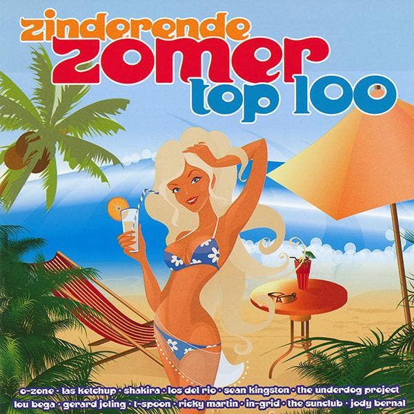 cd - Various - Zinderende Zomer Top 100 5-CD, Cd's en Dvd's, Cd's | Pop, Zo goed als nieuw, Verzenden