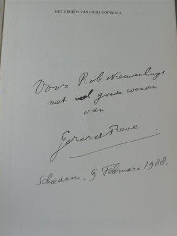 Gesigneerd; Gerard Reve - Het geheim van Louis Couperus -