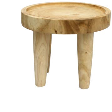 Bazar Bizar De Samanea Bijzettafel - Naturel - Ongebruikt, Huis en Inrichting, Tafels | Bijzettafels, Minder dan 45 cm, Minder dan 55 cm