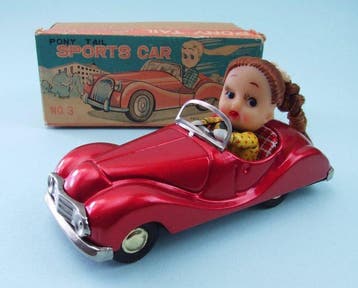 Kanto Toys - Blikken speelgoed - Tin friction Pony Tail