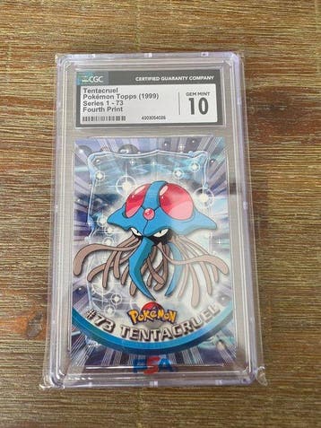 Pokémon - 1 Graded card - Tentacruel 73 Foil, Promo card,, Hobby en Vrije tijd, Verzamelkaartspellen | Pokémon, Nieuw