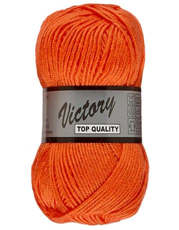 Lammy Yarns Victory - 41 Oranje - Zijdeglans Acrylgaren, Ophalen of Verzenden, Nieuw