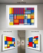 POPLEA - - MONDRIAN HOMMAGE— by POPLEA Vision Cinétique, Antiek en Kunst
