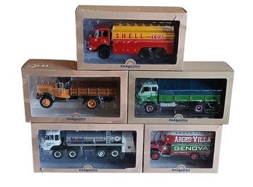 De Agostini 1:43 - Modelauto (5) - Lotto con 5 Camion, Nieuw