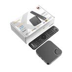 Xsarius Pure 4+ Plus 4K Android IPTV Box - BT remote, Ophalen of Verzenden, Nieuw