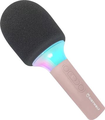 Kidywolf Kidymic Pink Bluetooth LED Microfoon, Verzenden, Nieuw