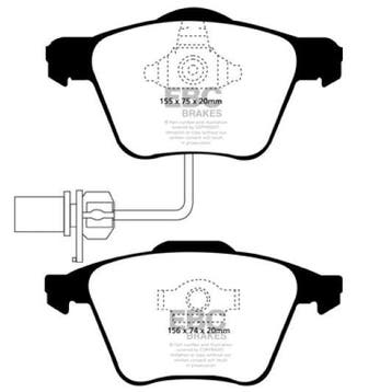 EBC 05-08 Audi A4 2.0 Turbo Yellowstuff Front Brake Pads, Ophalen of Verzenden, Nieuw
