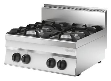 Bartscher Gasfornuis | SERIE 650 | 4 Kookpitten | 18,4 kW |, Ophalen of Verzenden, Nieuw in verpakking