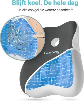 2dekans | CozySense® Rugsteun - Verstelbaar Rugkussen, Ophalen of Verzenden, Zo goed als nieuw