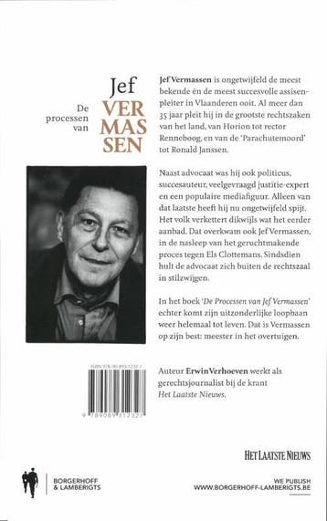 De processen van Jef Vermassen 9789089312327 Erwin Verhoeven, Boeken, Verzenden, Gelezen, Erwin Verhoeven