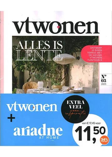 Pakket Vtwonen + Ariadne at Home - 03 2025, Boeken, Verzenden, Nieuw, Sport en Vrije tijd