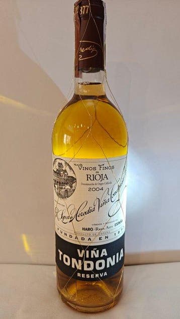 2004 R. López de Heredia, Viña Tondonia Blanco - Rioja, Nieuw