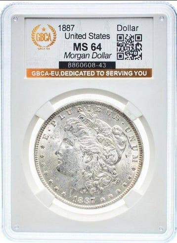 Verenigde Staten. Morgan Dollar 1887 - MS64 (Philadelphia)