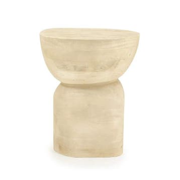 Bijzettafel Cobble - Naturel - 230283 - bijzettafels, Huis en Inrichting, Tafels | Bijzettafels, Nieuw, Overige materialen