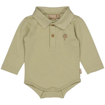 Quapi baby Romper olijfgroen Kevin - 56 (1-2 maanden), Ophalen of Verzenden, Nieuw