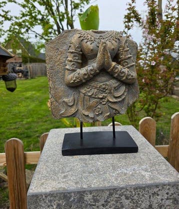 Beeld, Asian Inspired Sculpture - 24 cm - Hars - 2026, Antiek en Kunst