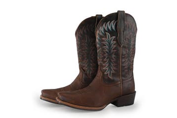 Ariat Cowboy laarzen in maat 38 Bruin, Kleding | Dames, Verzenden, Zo goed als nieuw, Bruin, Ariat