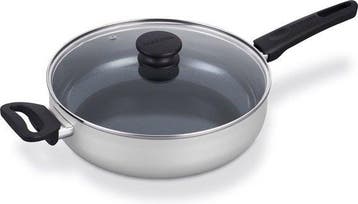 Brabantia INDU+ R Hapjepan / Skillet inclusief glazen, Huis en Inrichting, Keuken | Potten en Pannen, Verzenden, Nieuw