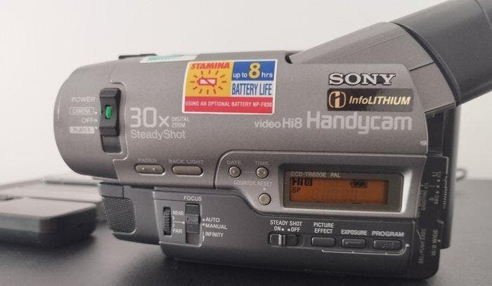 Sony CCD-TR820E Hi8 camera, Verzamelen, Fotografica en Filmapparatuur