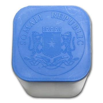Tube (leeg) Somalische Olifant 1 oz zilver, Verzenden, Overige landen, Losse munt, Zilver