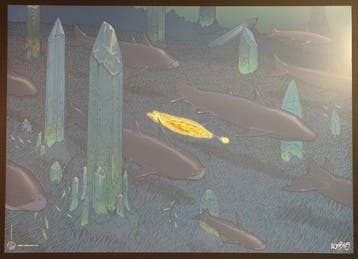 Moebius - 1 Offset Print - Edena - Cristal Sea, Nieuw