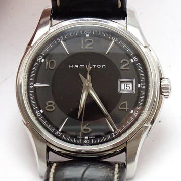 Hamilton - Hamilton H324111 Jazzmaster Gent Black Quartz -, Nieuw