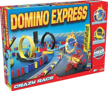 Domino Express - Crazy Race | Goliath - Kinderspellen, Kinderen en Baby's, Verzenden, Nieuw