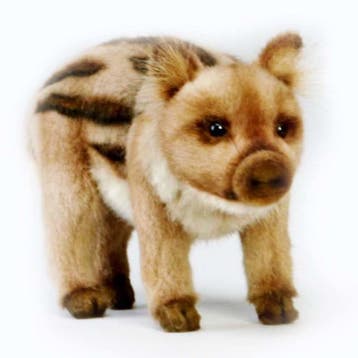 Hansa wild zwijn knuffel - pluche - 23 cm - staand, Verzenden, Nieuw