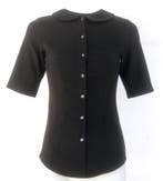 Daisy Dapper, Pan Top in Black in Small,, Kleding | Dames, Tops, Verzenden, Nieuw