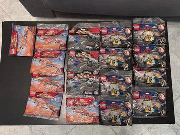 Lego Set - Marvel, Super Heroes - Maxi Lotto 17 Polybag LEGO, Kinderen en Baby's, Nieuw