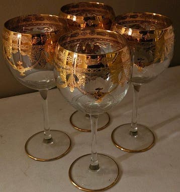 ISMIE LUX - Tafelservies (6) - Luxe grote feestelijke bekers
