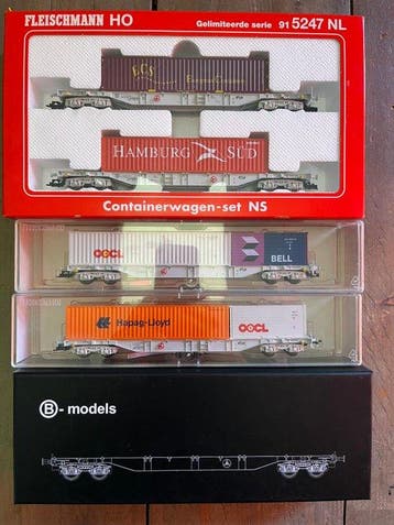 Fleischmann, B-Models H0 - 5246/5247/54.106 - Modeltrein, Hobby en Vrije tijd, Nieuw