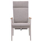 Rosetta dining tuinstoel verstelbaar aluminium latte zand, Tuin en Terras, Tuinstoelen, Ophalen of Verzenden, Nieuw, Aluminium