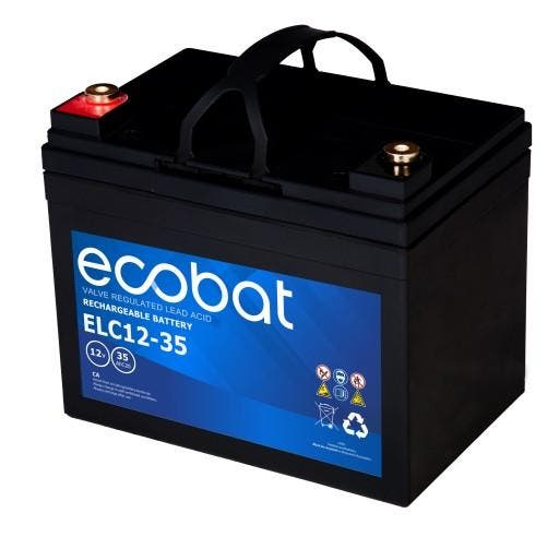 Ecobat AGM VRLA Light Cycle accu | ELC12-35 | 12V 35Ah, Auto-onderdelen, Accu's en Toebehoren, Ophalen of Verzenden