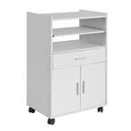 2dekans | SoBuy Keukenkast met Wielen - 1 Lade en 2 Deuren -, Ophalen of Verzenden, Zo goed als nieuw